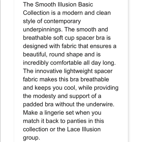 NEW • Hanro • Smooth Illusion Nude Bra Natural - Picture 7 of 12